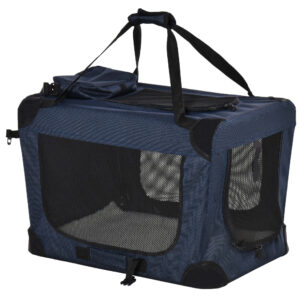Premium Foldable Pet Carrier – Breathable Travel Crate for Small Dogs & Cats