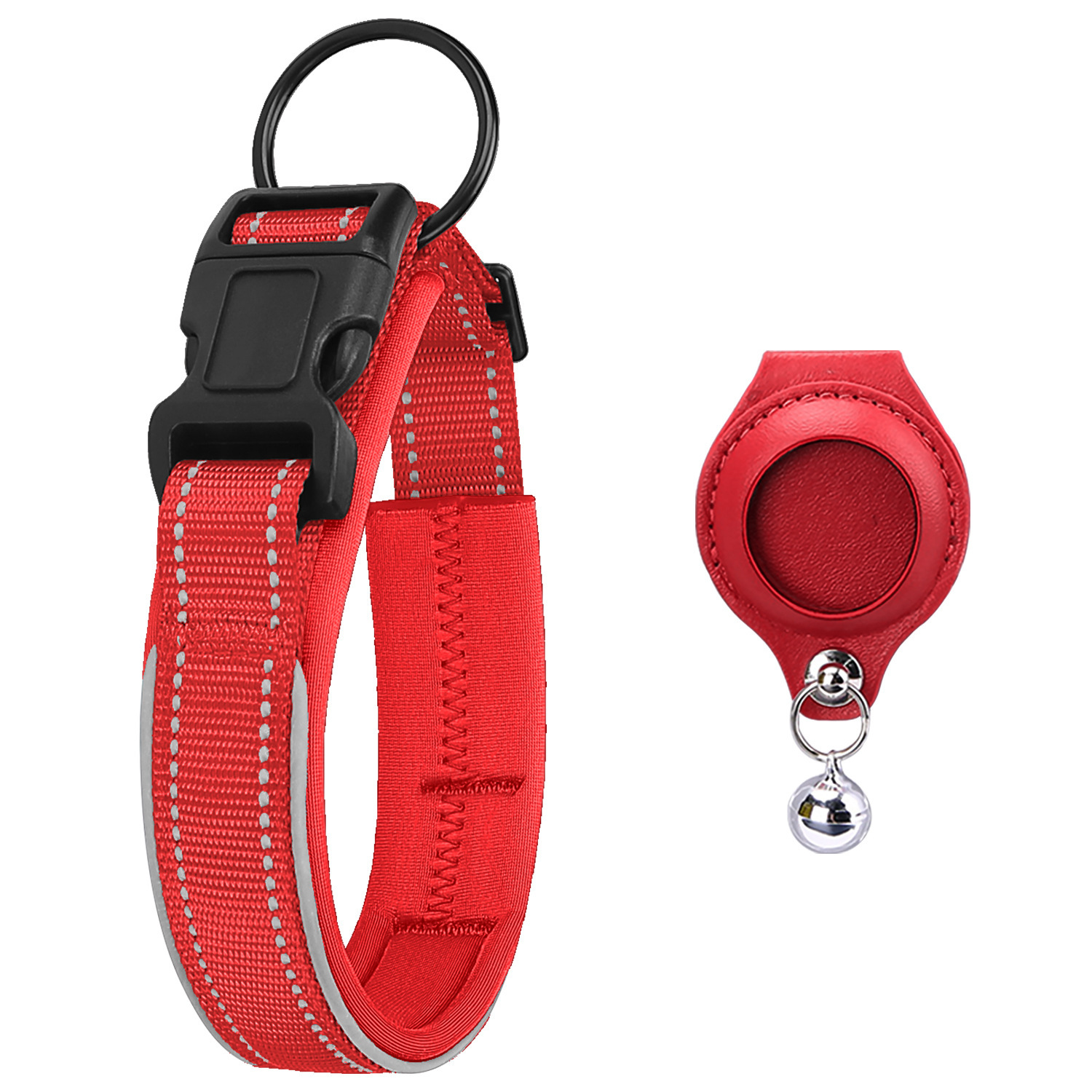 Premium AirTag Dog Collar – Protective Leather GPS Tracking Collar - Image 10
